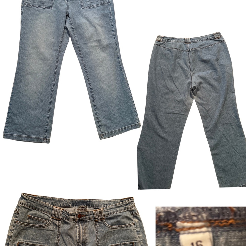 Source Unknown Light Blue Flare Jeans